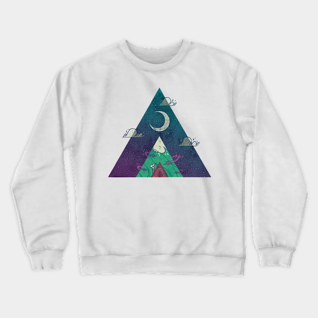 At the Cabin Crewneck Sweatshirt by againstbound